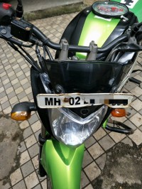 Black Nd Green Yamaha FZ-S