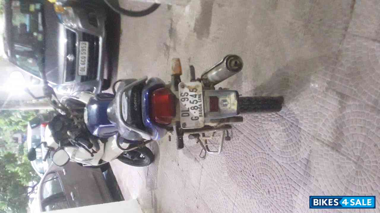 Blue Bajaj Caliber 115