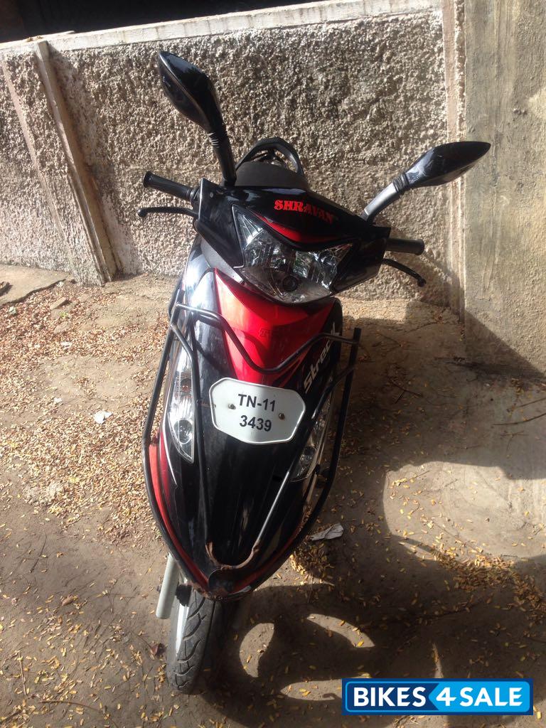 Black TVS Scooty Streak