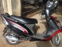 Black TVS Scooty Streak