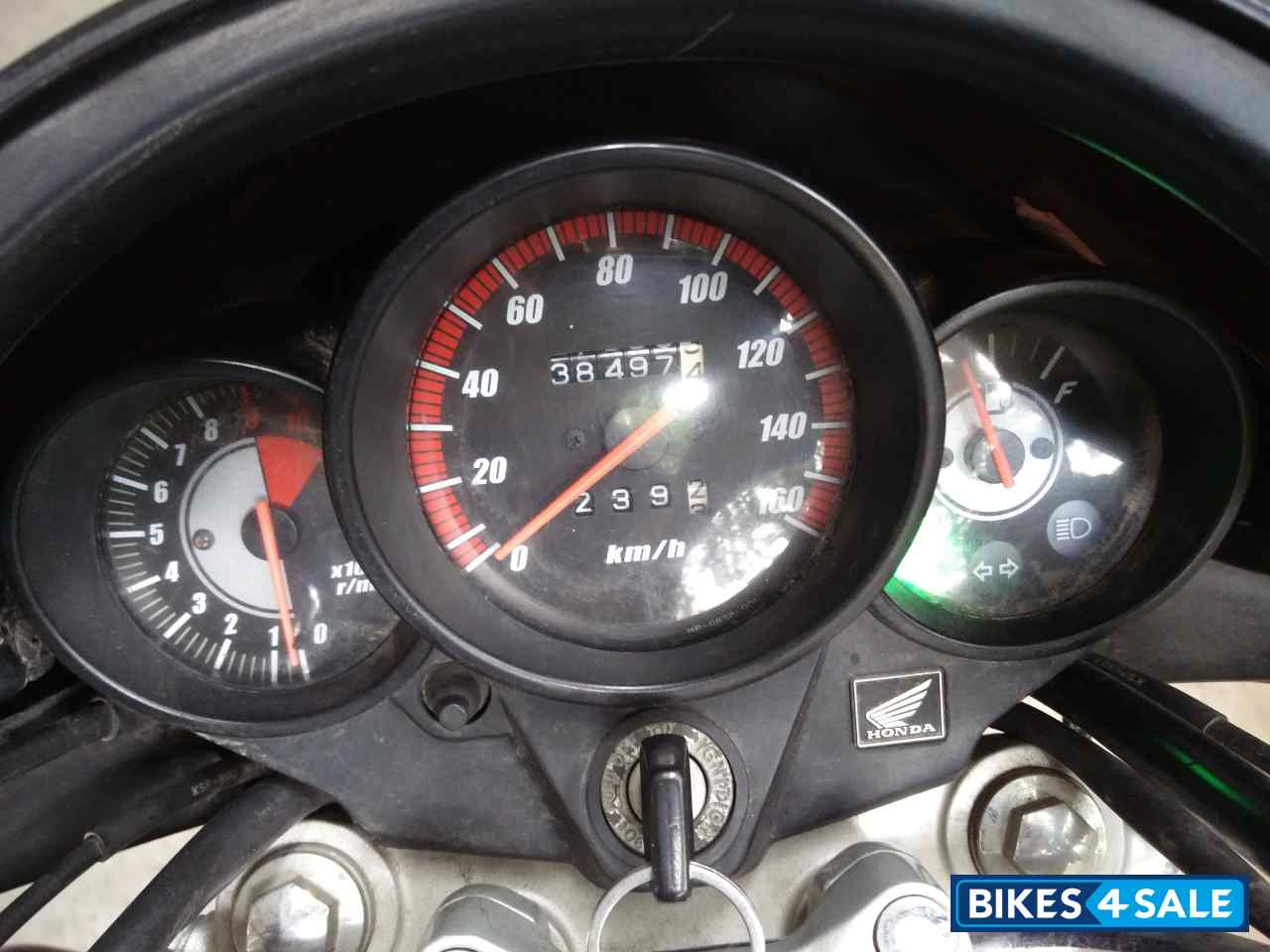 Black Honda CB Unicorn