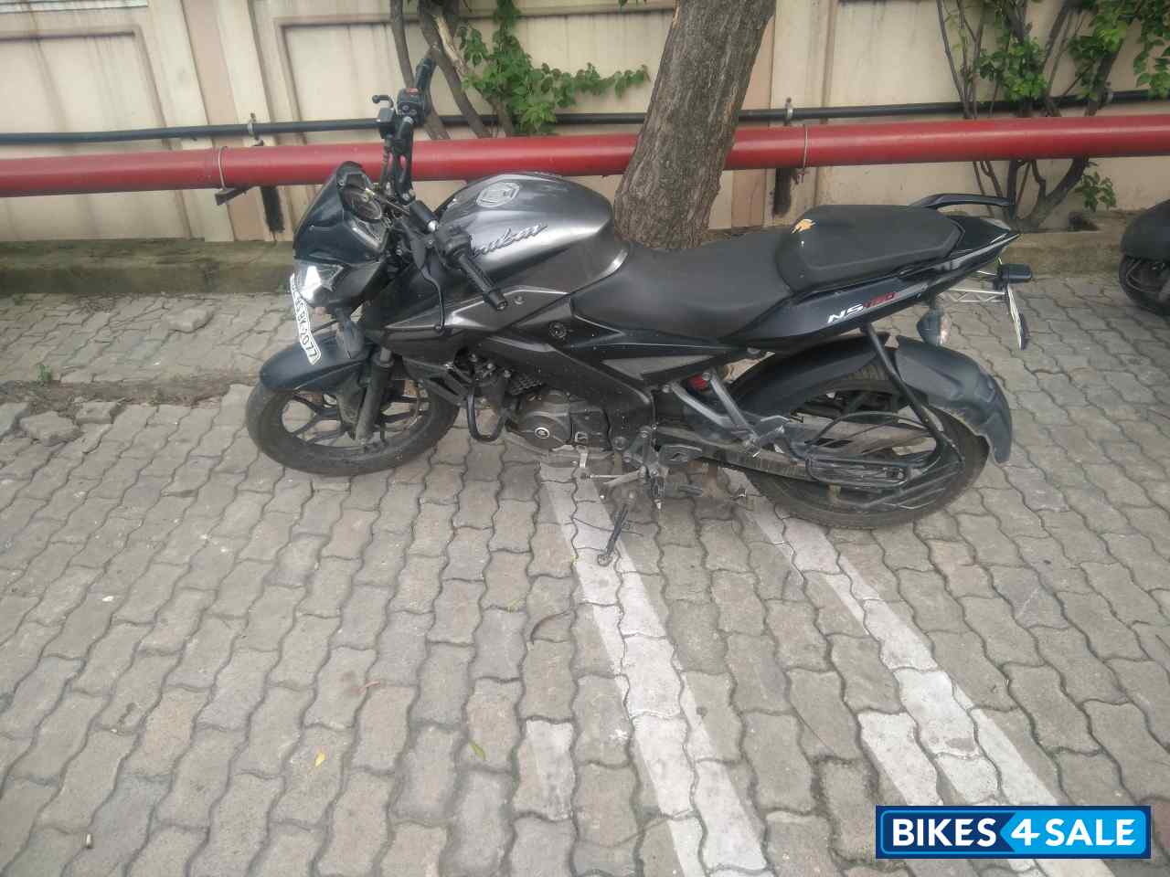 Glossy Pewter Grey Bajaj Pulsar NS 160