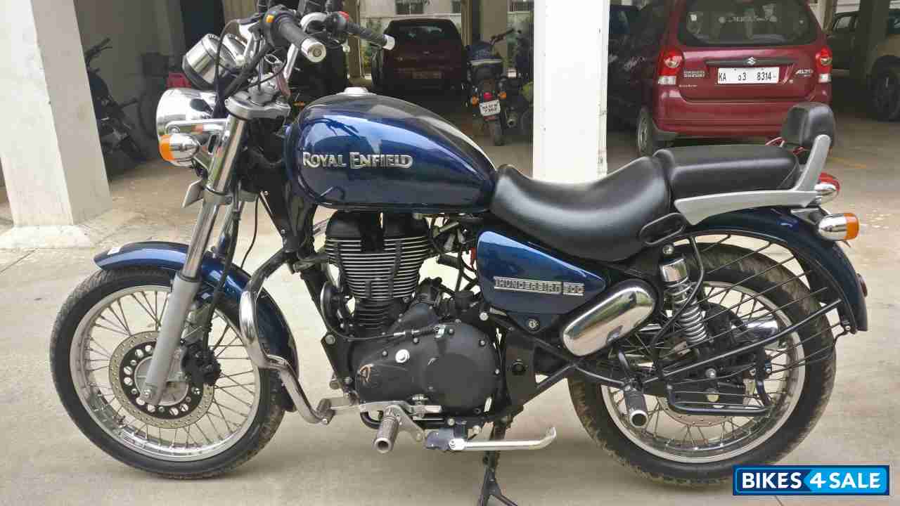 Marine Blue Royal Enfield Thunderbird 500