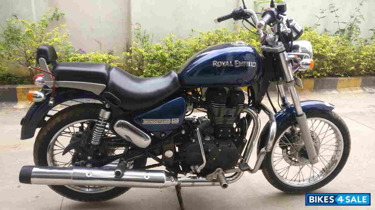 Marine Blue Royal Enfield Thunderbird 500