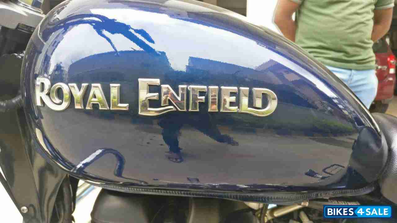 Marine Blue Royal Enfield Thunderbird 500