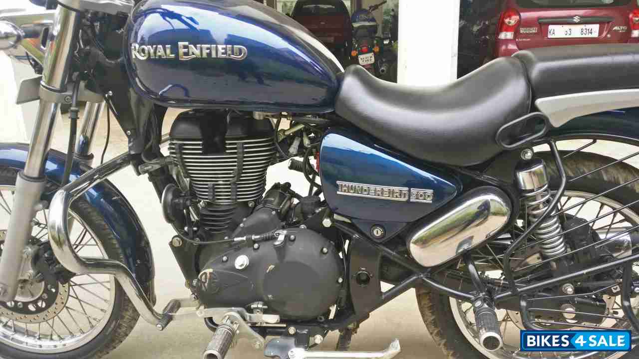 Marine Blue Royal Enfield Thunderbird 500