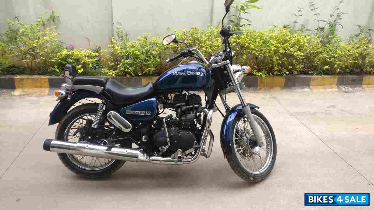 Marine Blue Royal Enfield Thunderbird 500