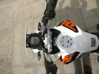 White KTM Duke 200