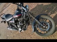 Matte Black Bajaj Avenger Street 220