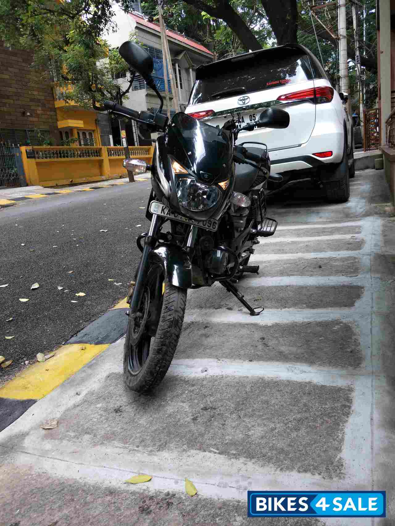 Black And Silver Bajaj Pulsar 150 DTSi