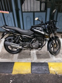 Black And Silver Bajaj Pulsar 150 DTSi