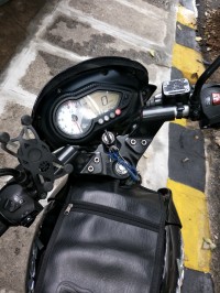 Black And Silver Bajaj Pulsar 150 DTSi
