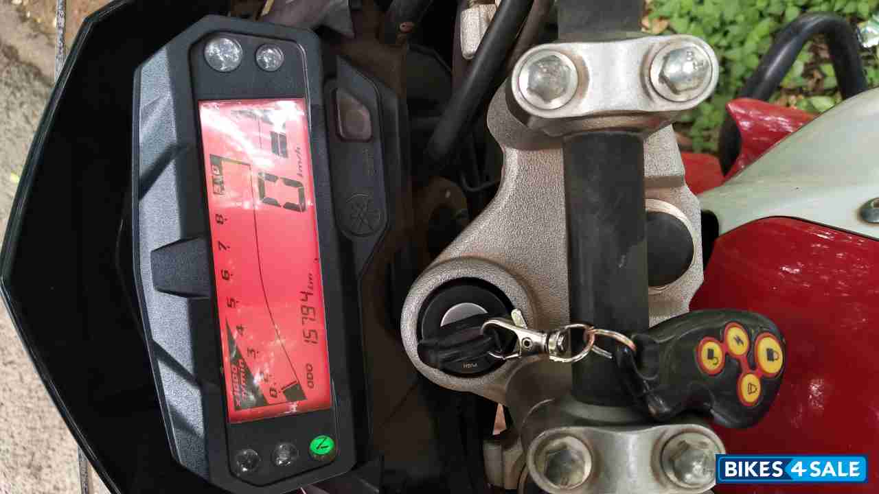 Red White Yamaha FZ-S FI V2