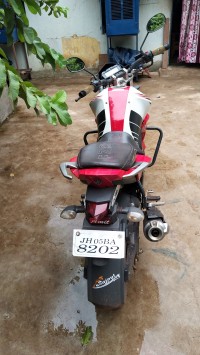 Red White Yamaha FZ-S FI V2