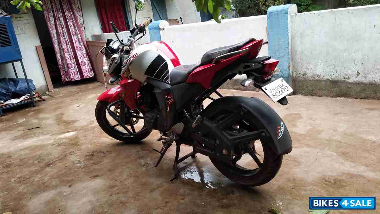 Red White Yamaha FZ-S FI V2