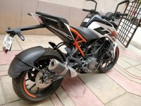 White KTM Duke 250