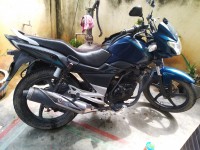 Blue Suzuki GS 150R