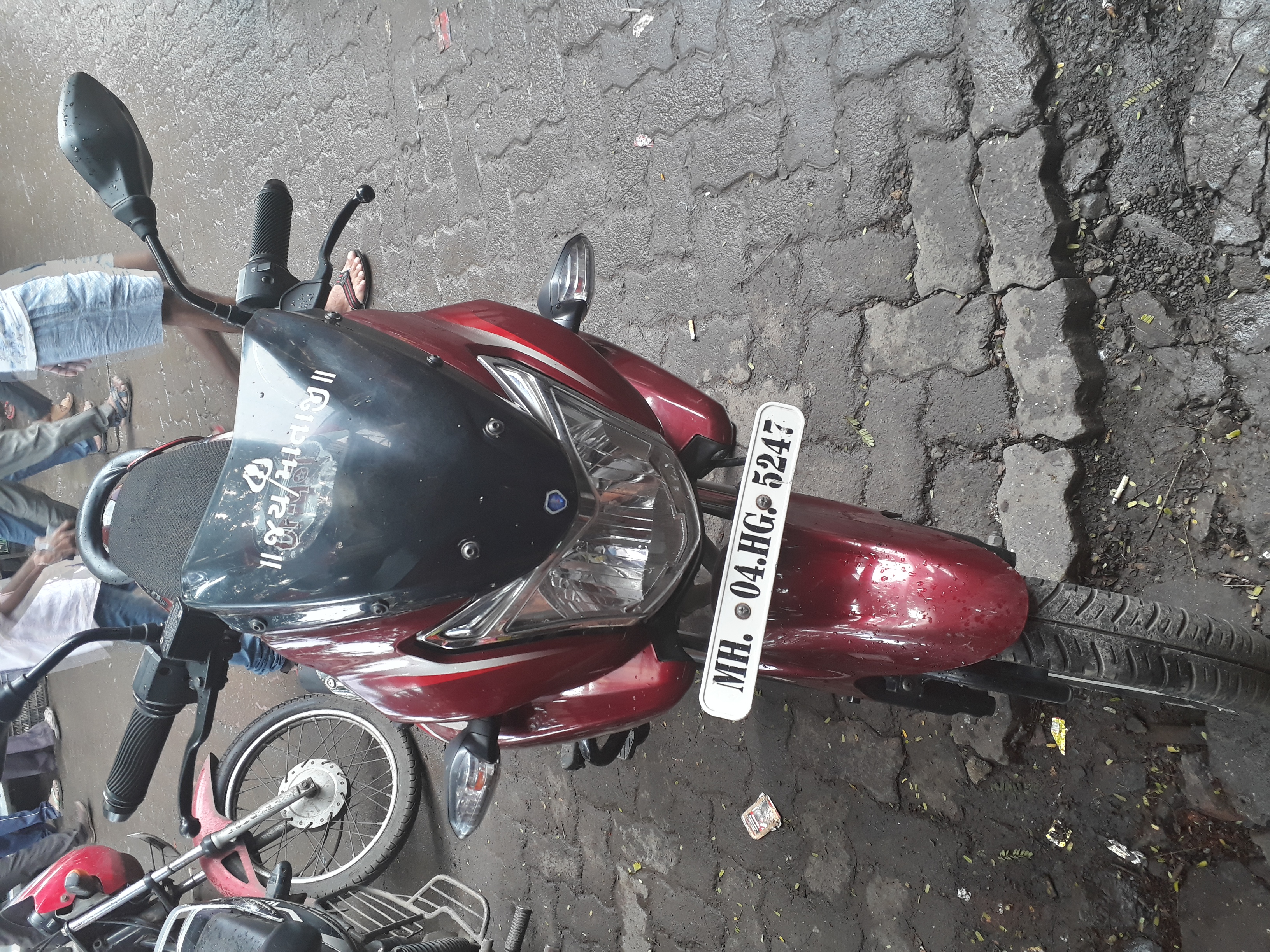 Red Bajaj Discover 150 F