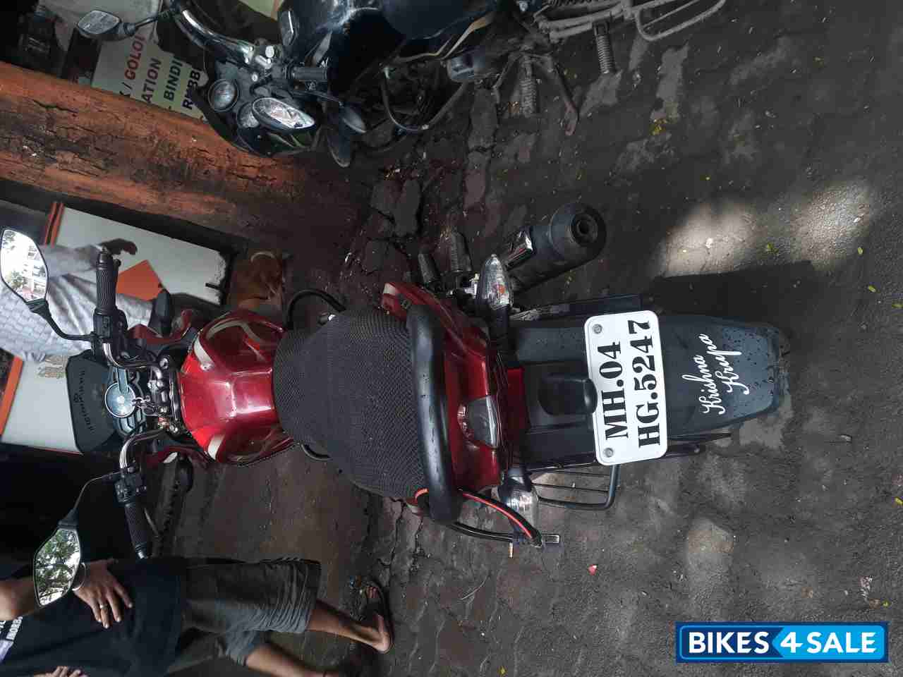 Red Bajaj Discover 150 F