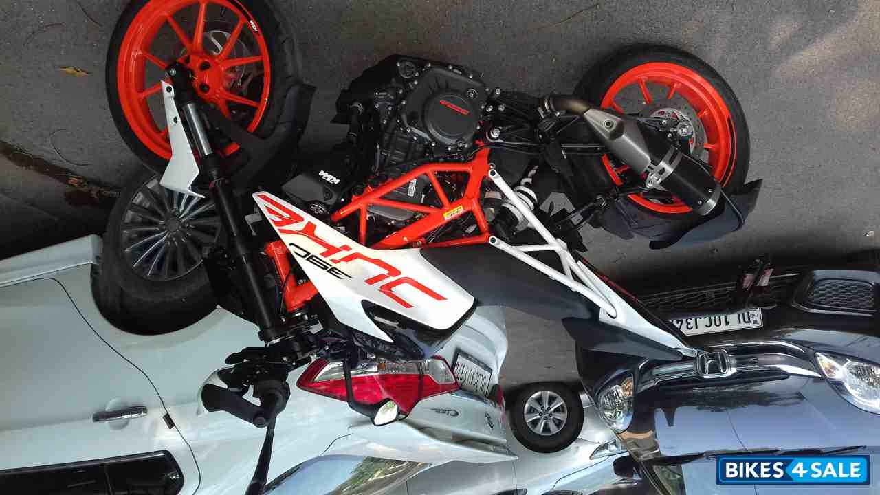 Orange White KTM Duke 390