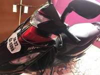 Black & Red TVS Scooty Streak