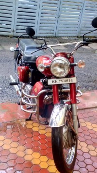 Red Royal Enfield Bullet Diesel Taurus