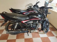 Black Red Honda CB Shine