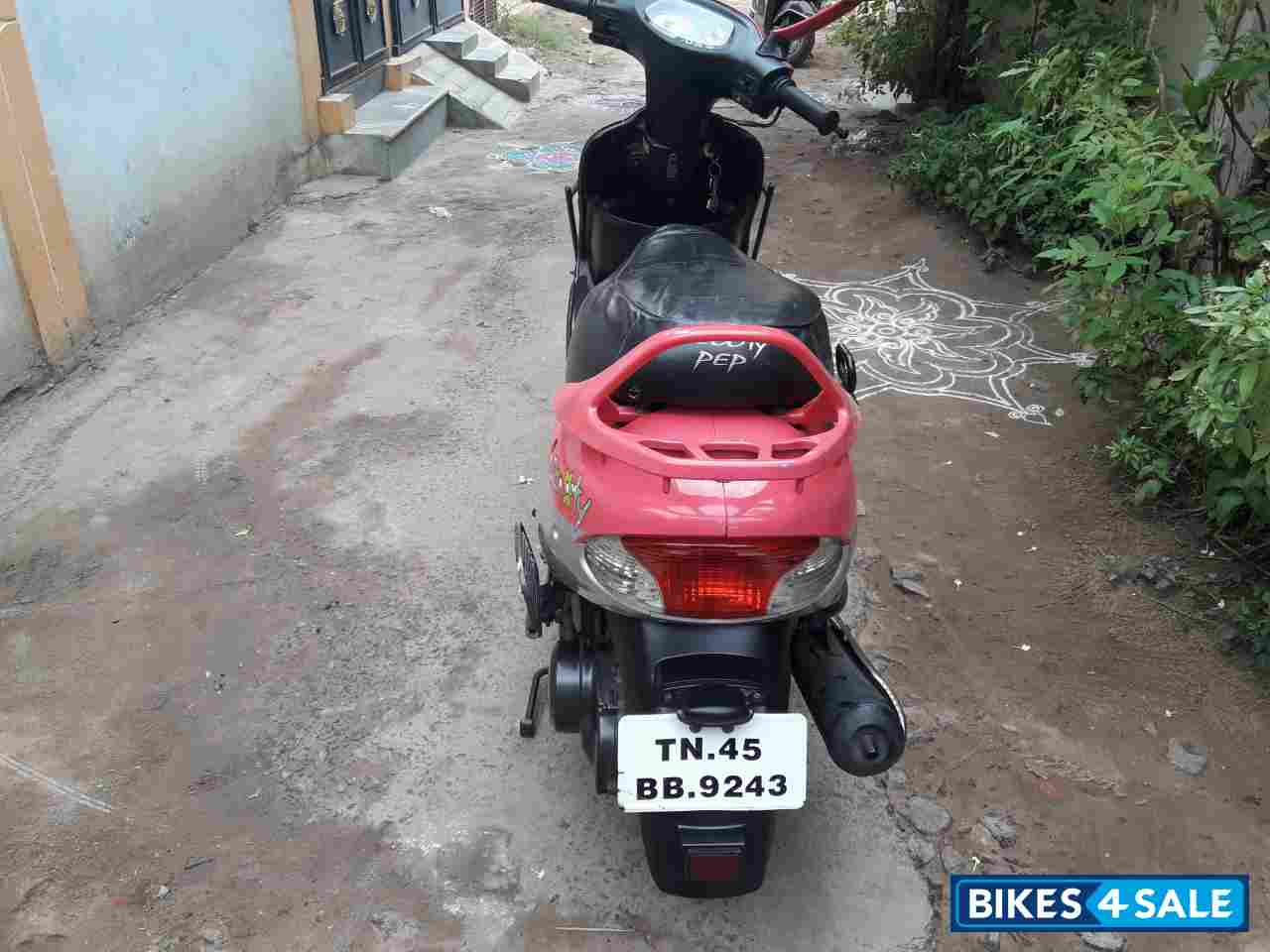 Full Pink TVS Scooty Pep Plus