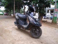 Black TVS Scooty Zest