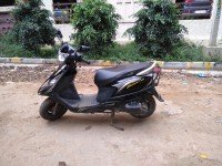 Black TVS Scooty Zest