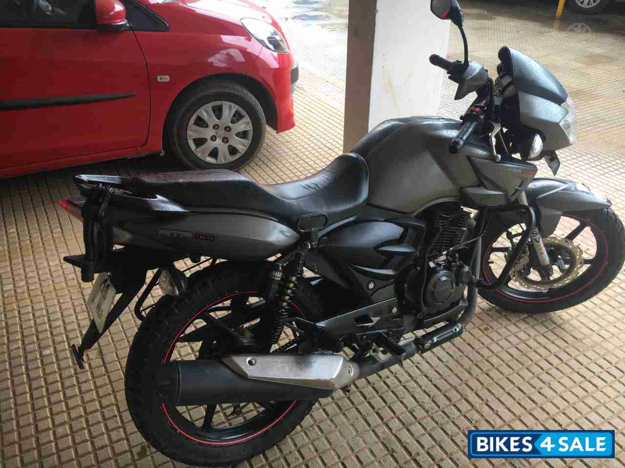 Used 12 Model Tvs Apache Rtr 160 For Sale In Bangalore Id Grey Colour Bikes4sale