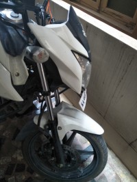 White Honda CB Twister