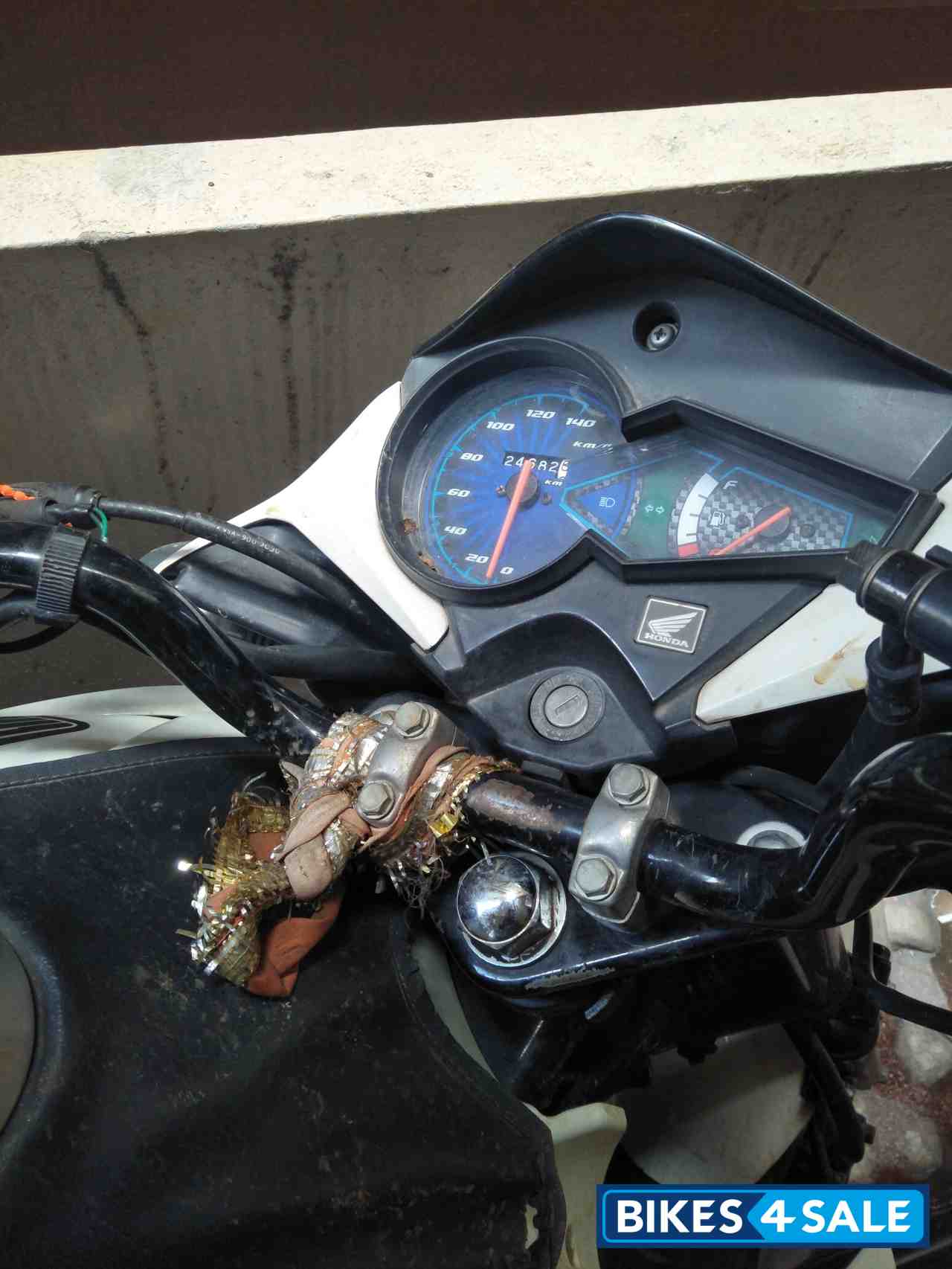 White Honda CB Twister White Honda CB Twister