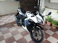 White Blue Yamaha YZF R15 S