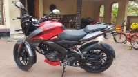 Red Bajaj Pulsar 200 NS ABS