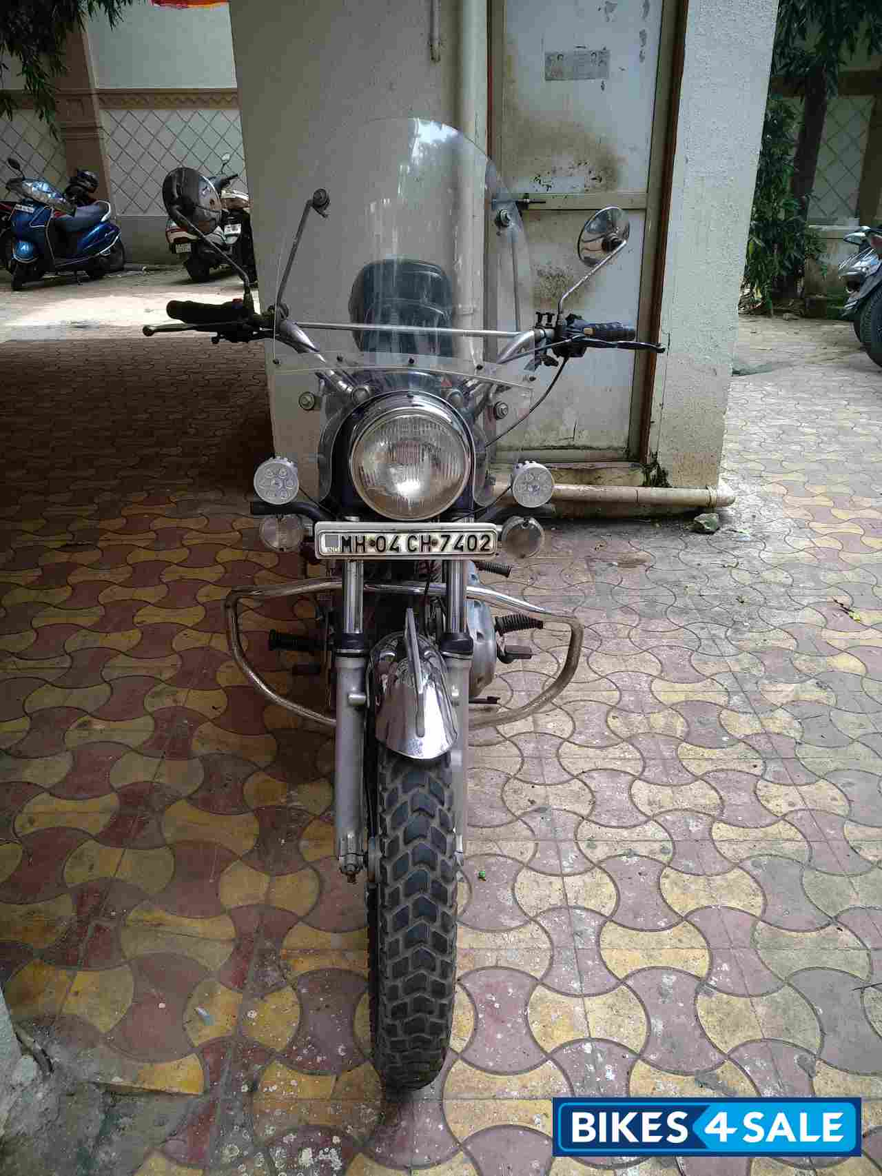 Blue Royal Enfield Bullet Electra