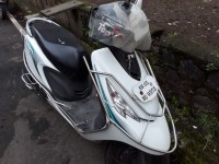 White TVS Scooty Zest