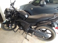 Black Honda CB Trigger