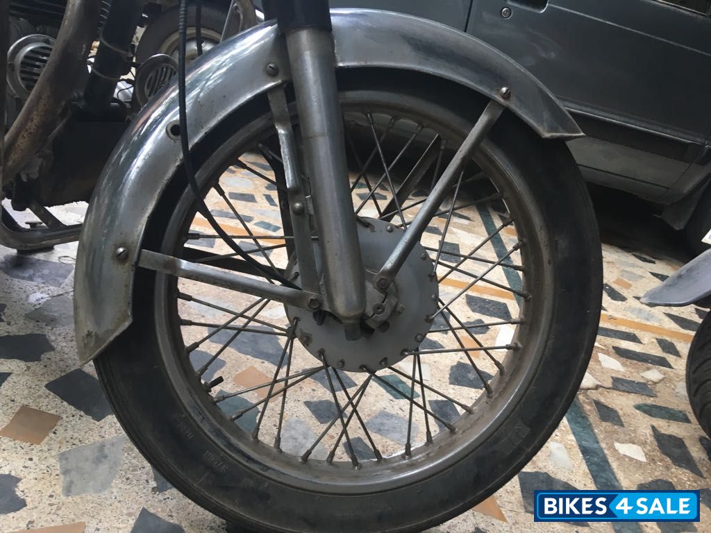 Black Royal Enfield Vintage Bullet