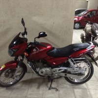 Red Bajaj Pulsar 150 DTSi