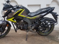 Black, Green Honda CB Hornet 160R ABS