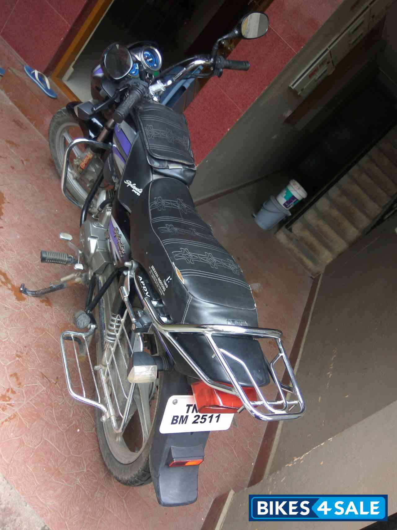 Black Lavender Hero Splendor Pro