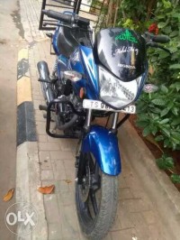 Athletic Blue Metallic Honda CB Shine
