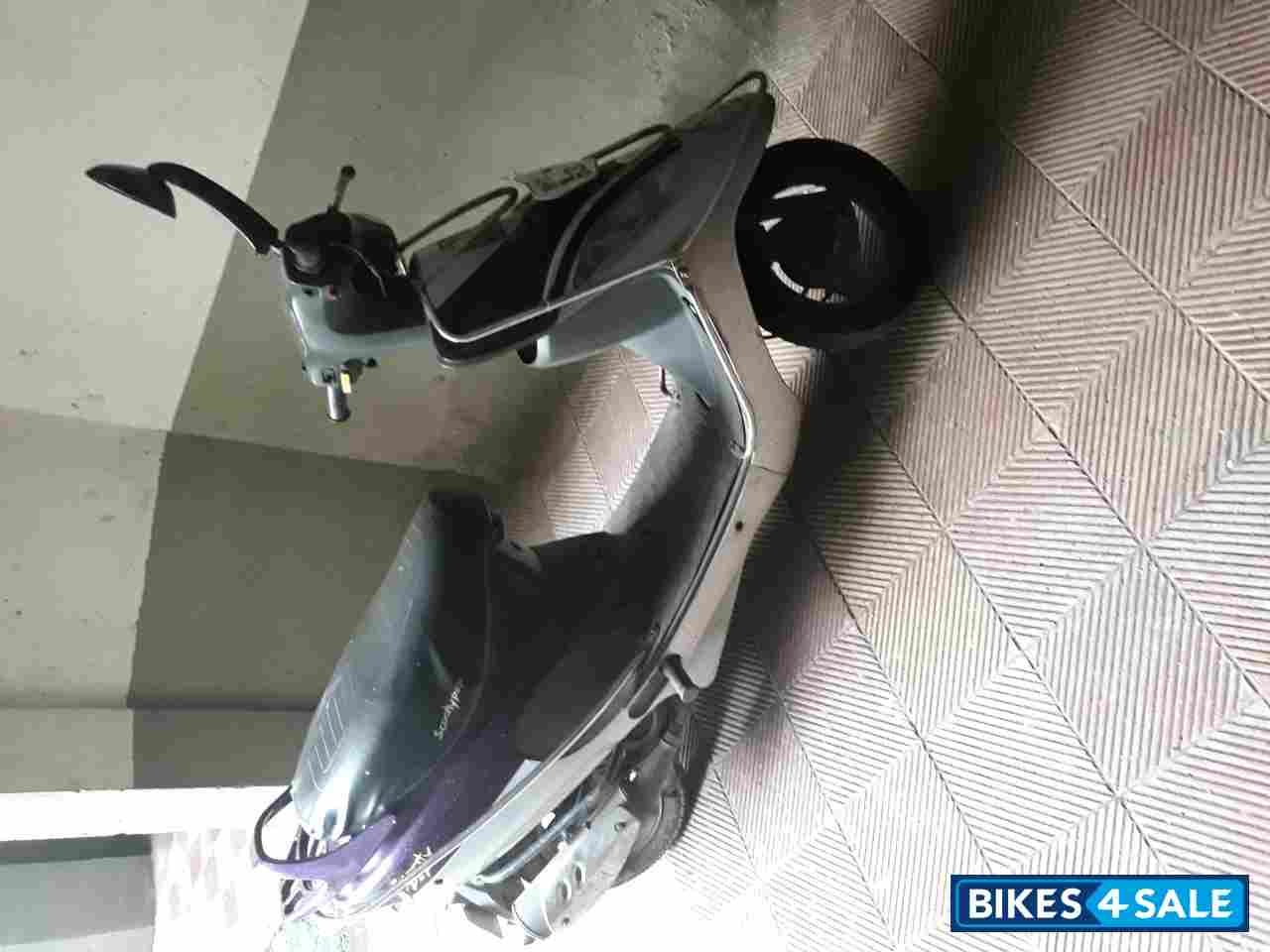 Purple TVS Scooty Pep