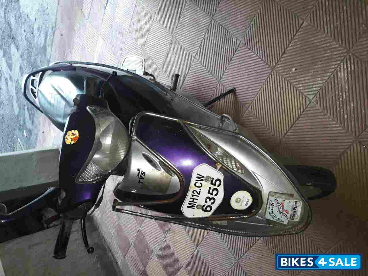 Purple TVS Scooty Pep