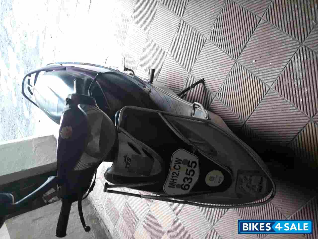 Purple TVS Scooty Pep