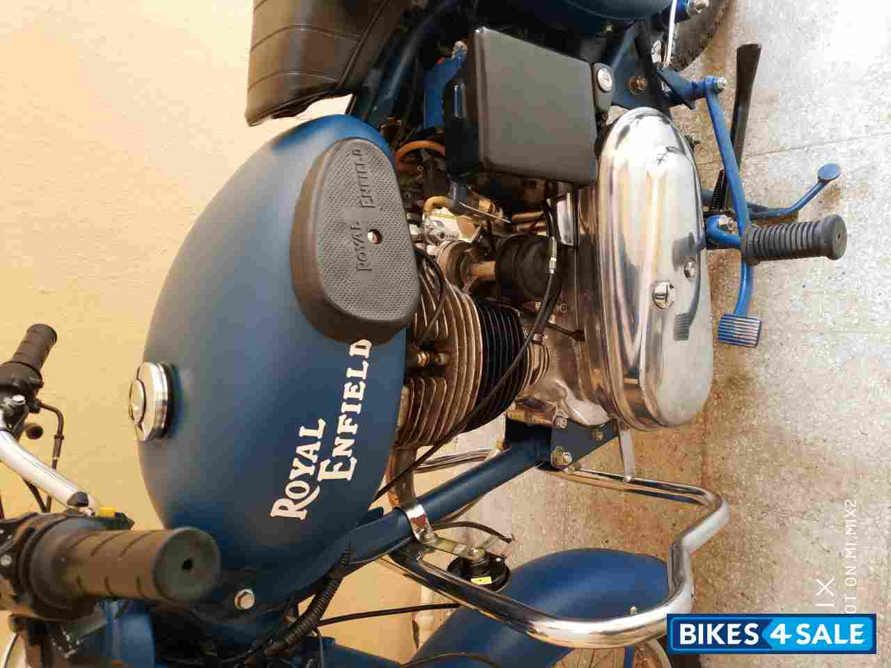 Matte Blue Royal Enfield Bullet Standard 350