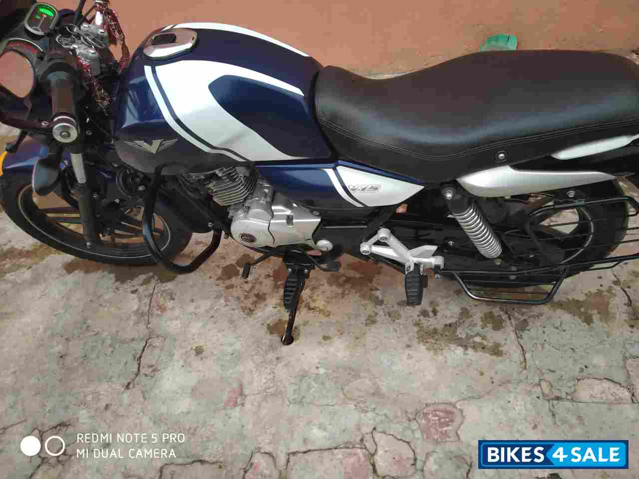 Blue And White Bajaj V15