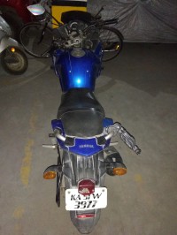 Blue Yamaha Fazer