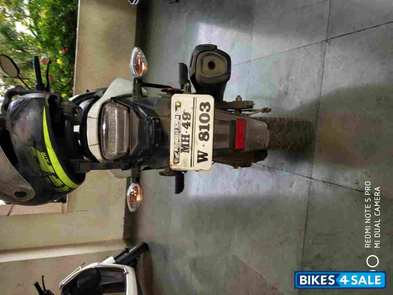 White Honda CB Trigger